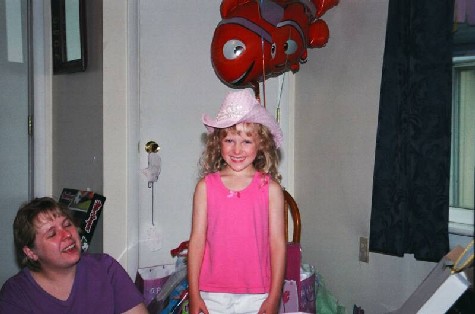 Mom Mom Butterworth finds neat clothes & this cow girl hat, giddy up.