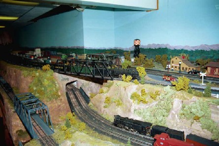 From town to country over bridges and through tunnels, this is model railroading.