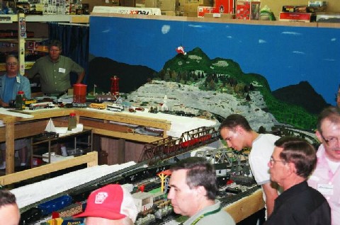Calvin Flaugh's High Rail Layout